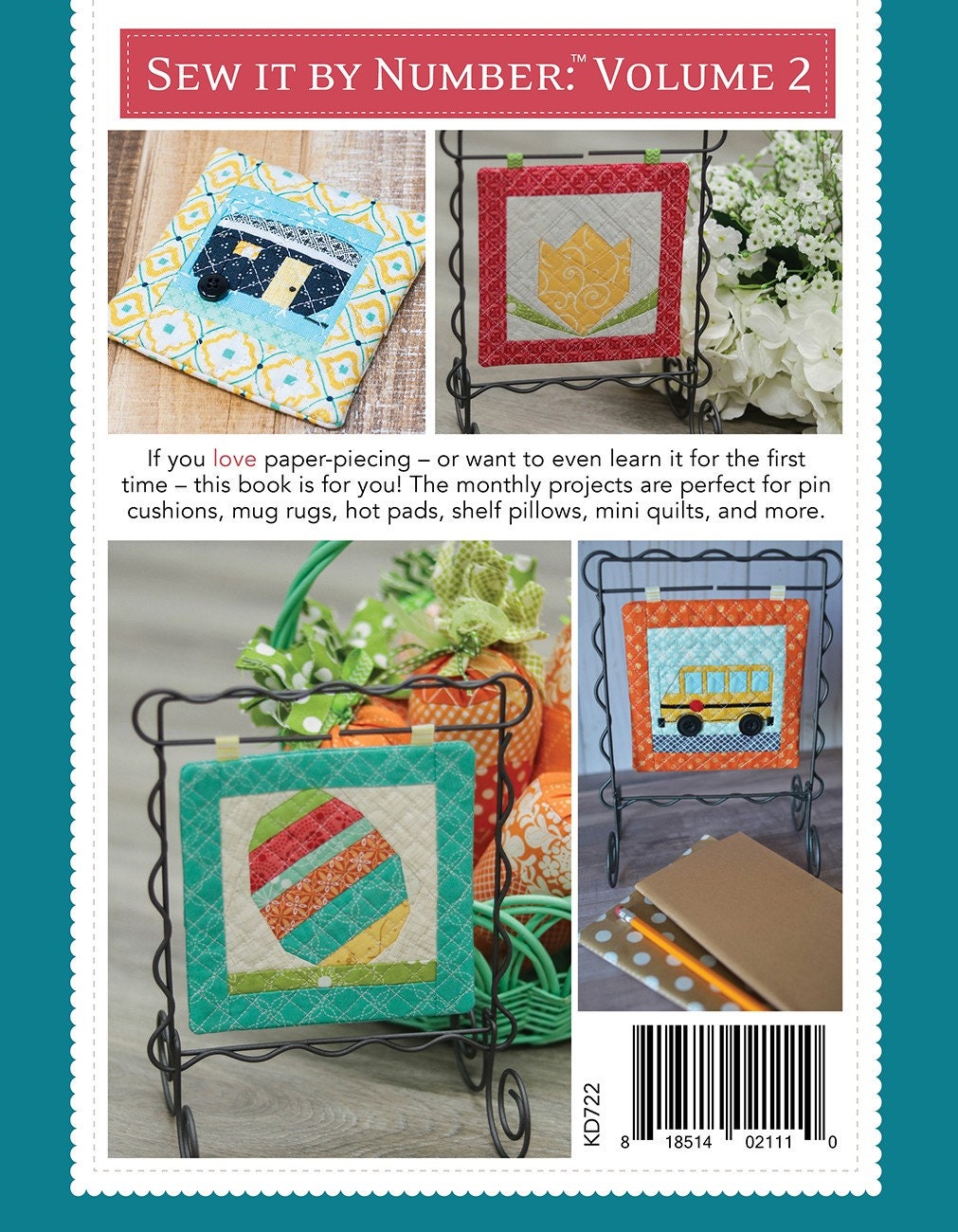 Sew It by Number: Volume 2 Machine Embroidery Pattern Book - Etsy