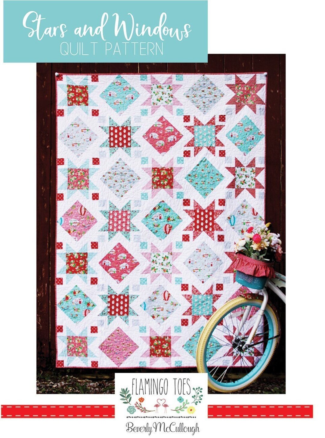 Stars and Windows Quilt Quilting Pattern From Flamingo Toes BRAND NEW ...