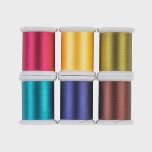 Kimono Silk Thread Set Summer Collection 6 Spools From Superior Threads NEW, Please See Description and Pictures For More Information!