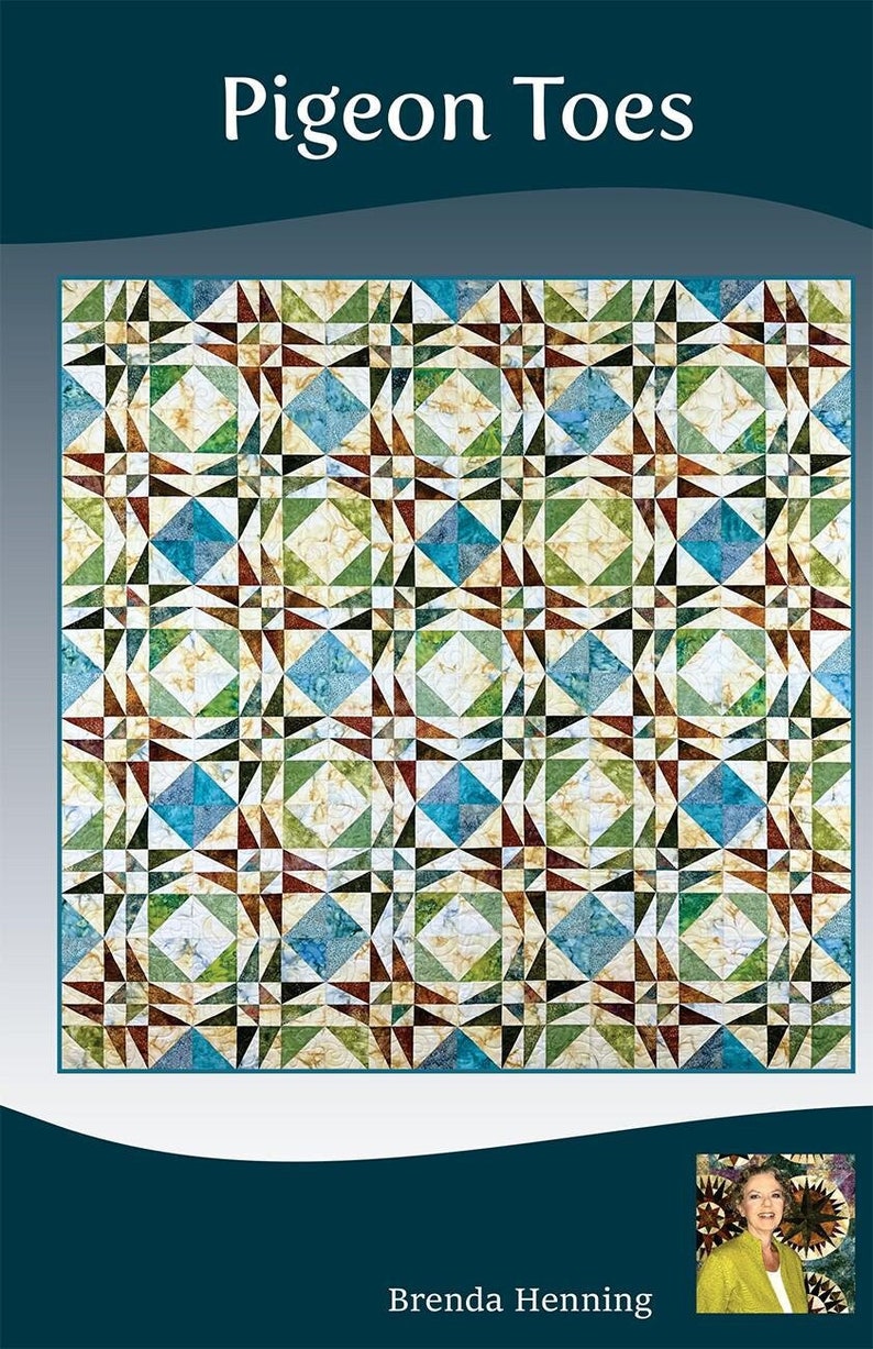 Pigeon Toes Quilt Quilting Pattern, From Bear Paw Productions BRAND NEW ...