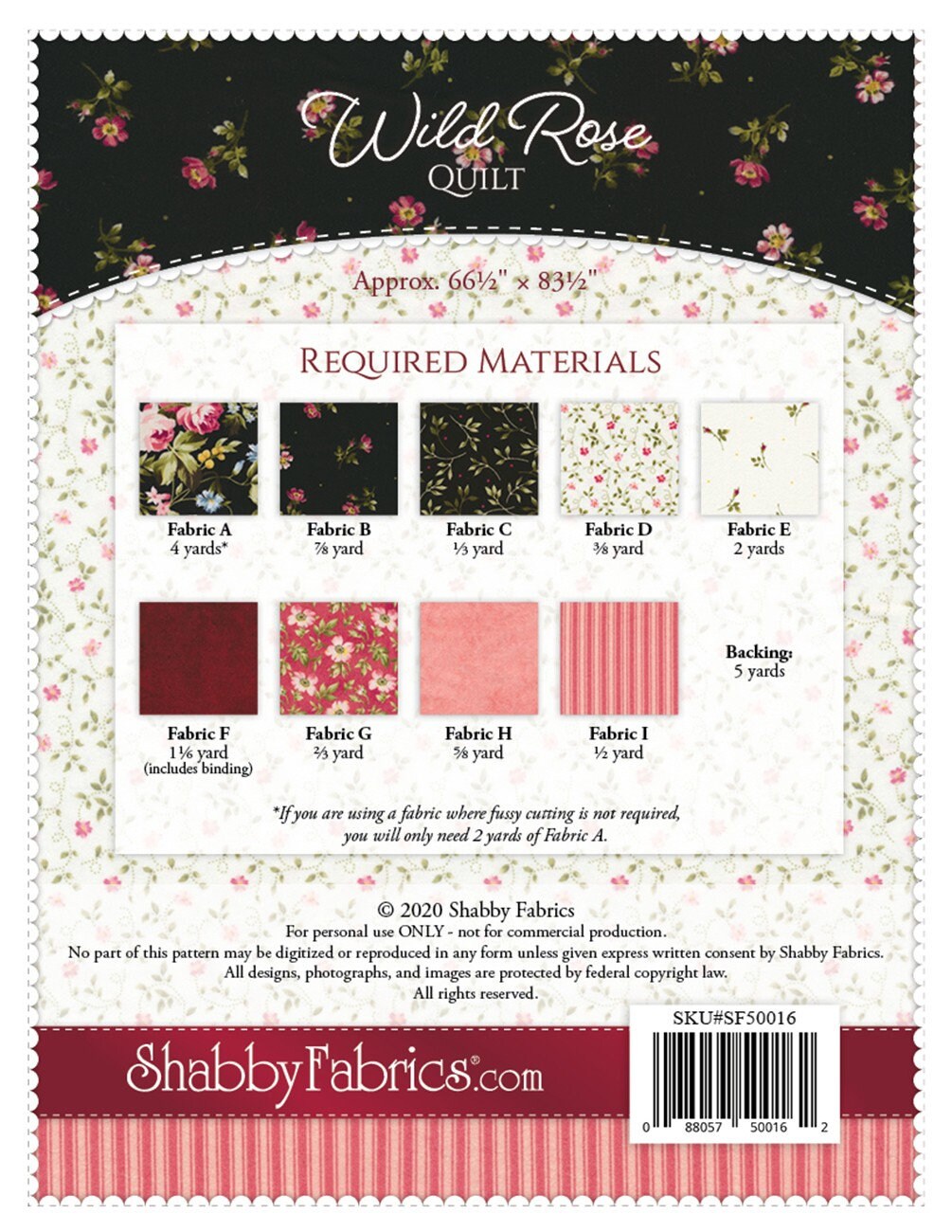 Wild Rose Quilt Quilting Pattern From Shabby Fabrics BRAND Etsy
