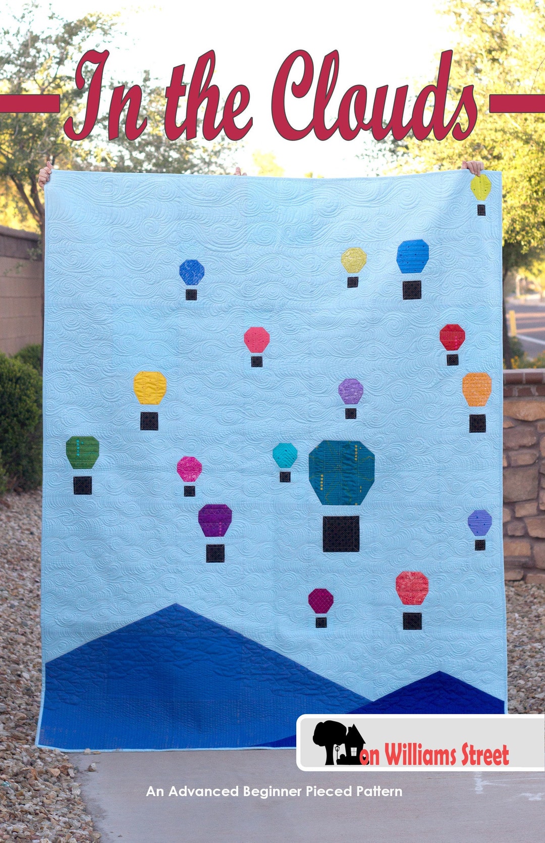 In the Clouds Quilt Pieced Quilting Pattern From on Williams Etsy