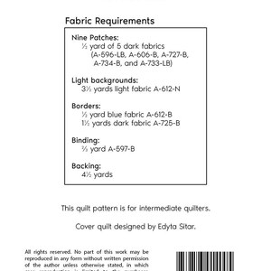 Antelope Valley - Cocoa Blue Quilt Pattern From Laundry Basket Quilts ...