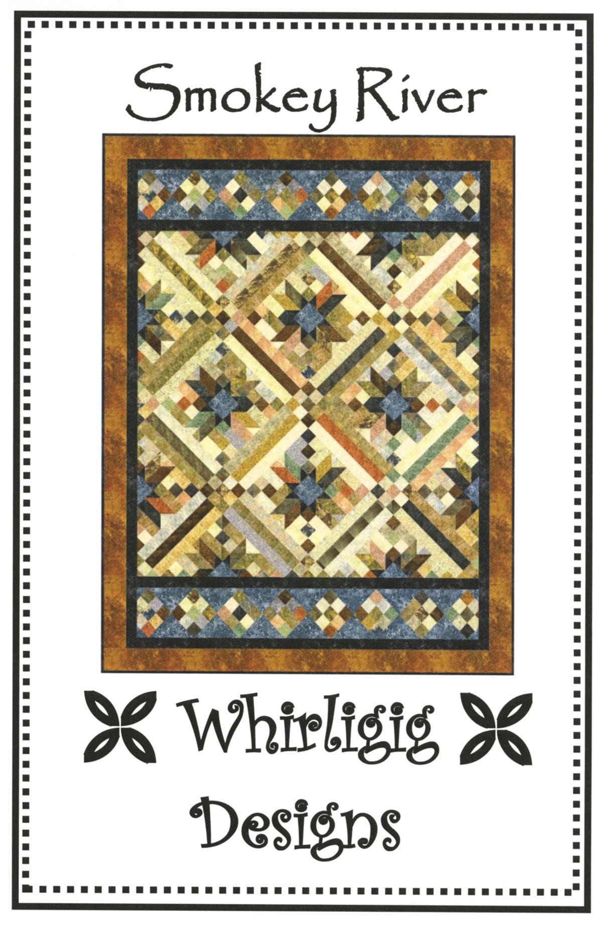 Smokey River Quilt Quilting Pattern From Whirligig Designs BRAND NEW, Please See Item Description and Pictures For More Info!