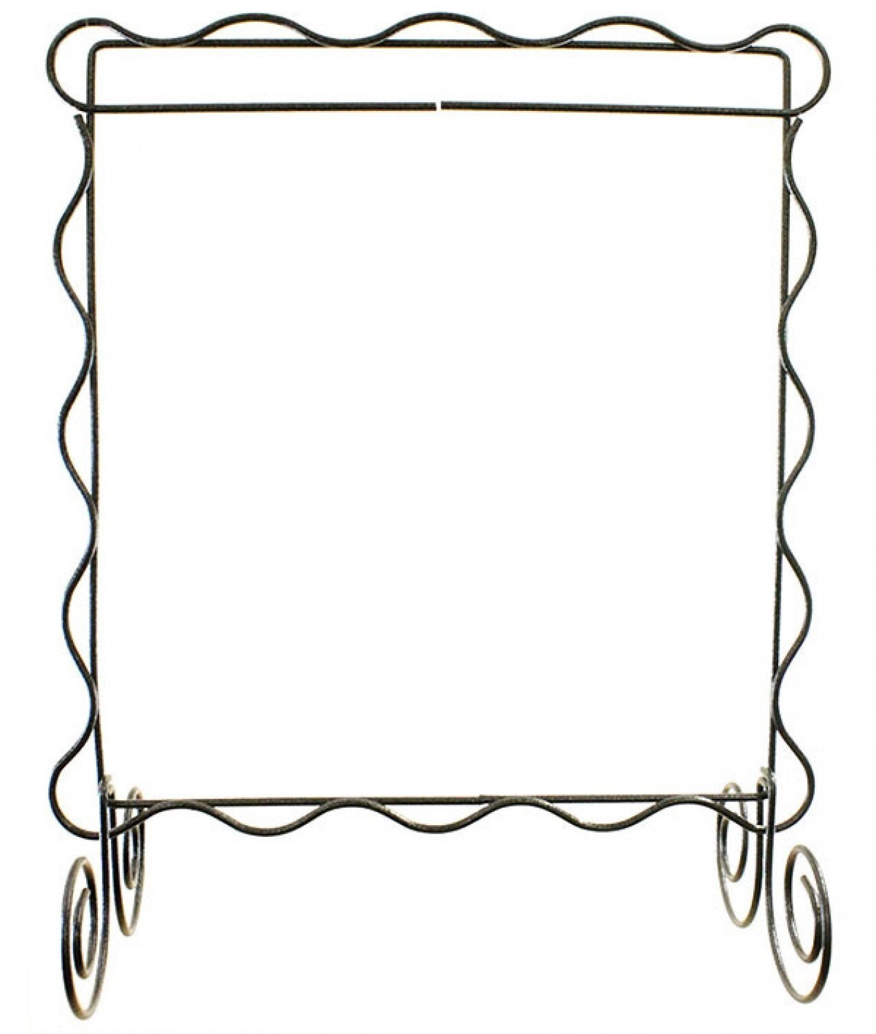 8 Inch x 8 Inch Scalloped Table Top Display Stand Project Holder, Black From Ackfeld Manufacturing BRAND NEW, Please See Description!