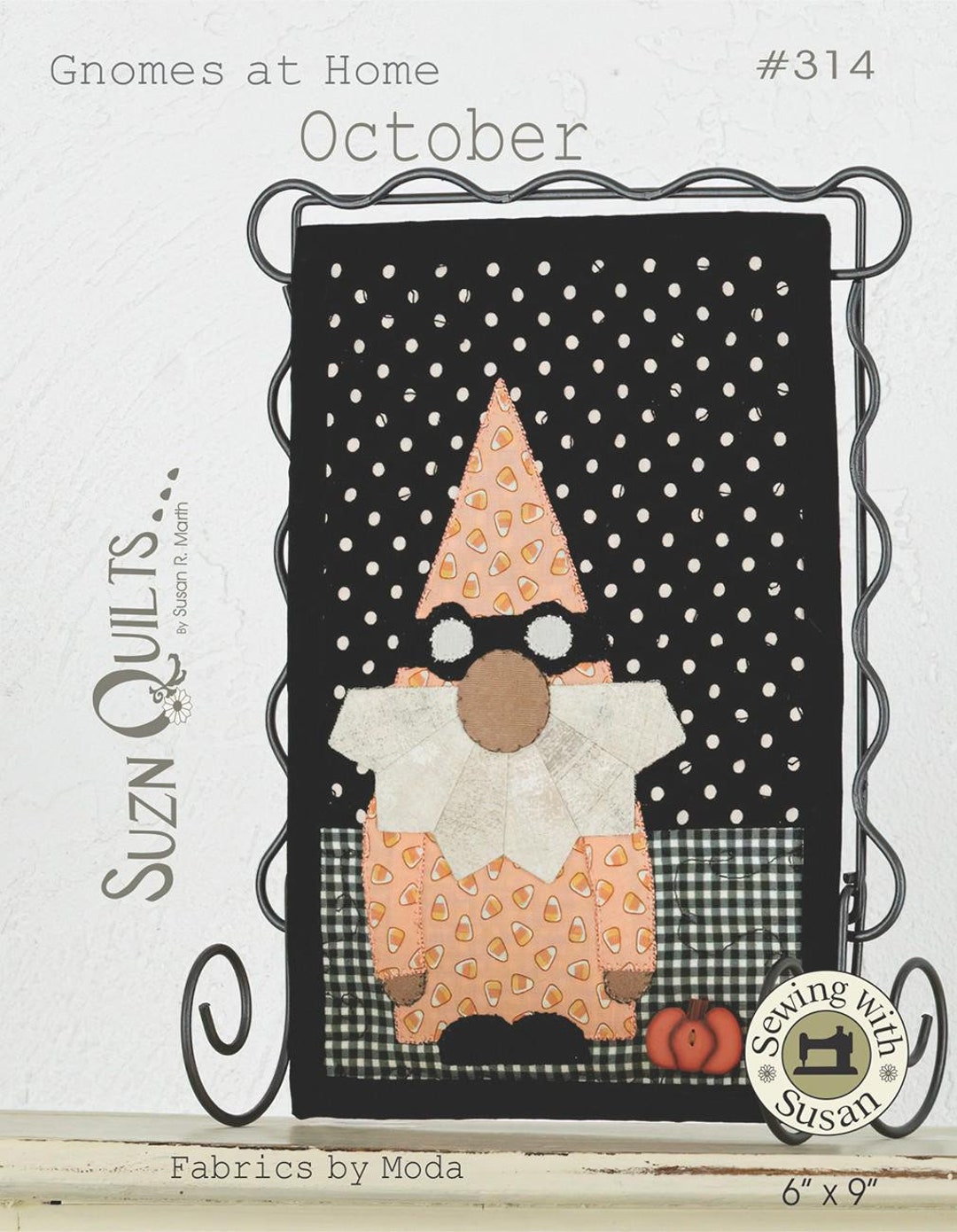 Gnomes at Home October Sewing and Quilting Pattern, From Suzn Quilts ...