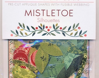 Silhouettes Mistletoe Applique Kit From Laundry Basket Quilts BRAND NEW, Please See Description and Pictures For More Information!