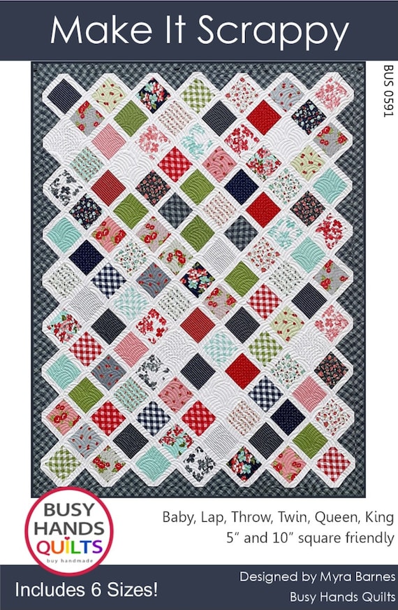 Scrappy Quilt Block Patterns Quilting Christmas Decorations & Wall