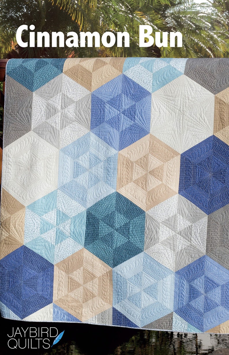 Cinnamon Bun Pieced Quilt Quilting Pattern From Jaybird Quilts Etsy