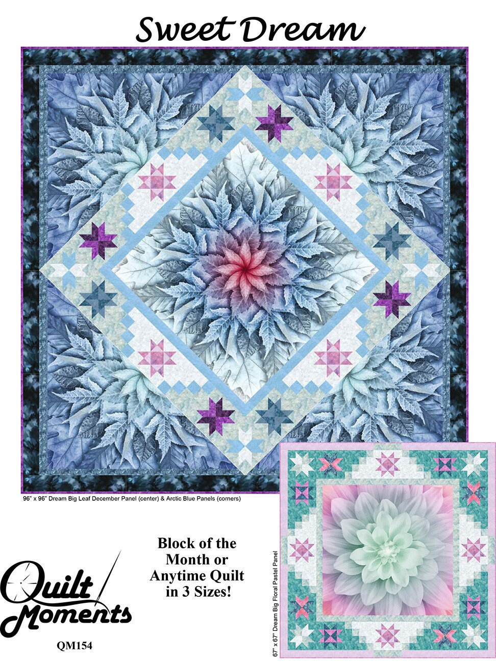 Sweet Dream Quilt Quilting Pattern, From Quilt Moments BRAND NEW, Please See Description and Pictures For More Information!