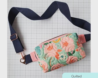 The Alpen Belt Bag Quilted Sewing Pattern, From Center Street Quilts BRAND NEW, Please See Description and Pictures For More Information!