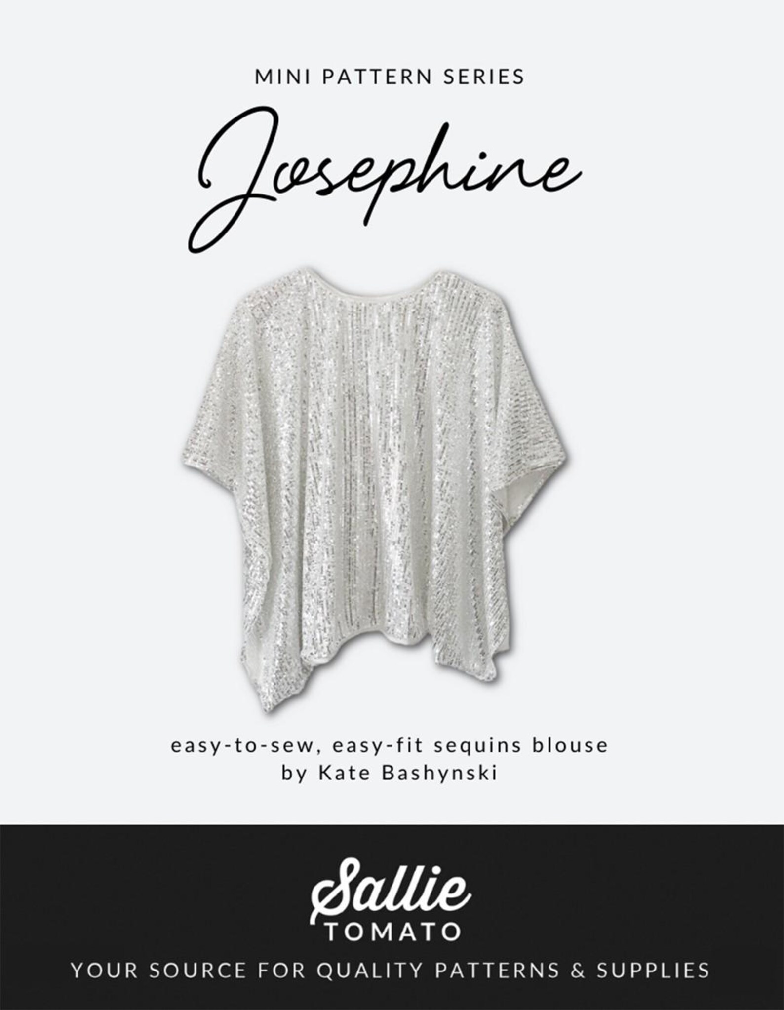 Josephine Blouse Sewing Pattern From Sallie Tomato BRAND NEW, Please ...