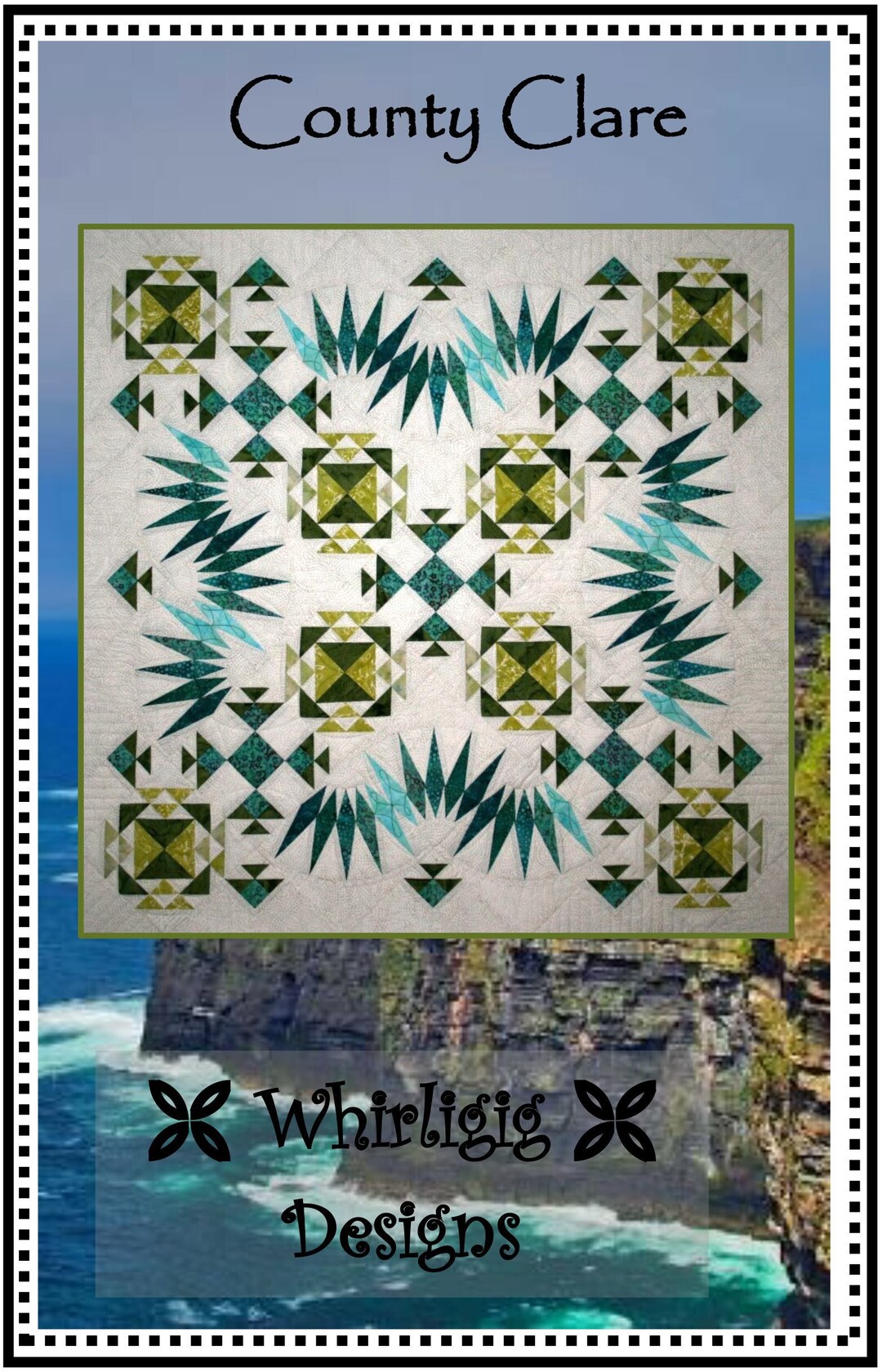 County Clare Quilt Quilting Pattern From Whirligig Designs BRAND NEW