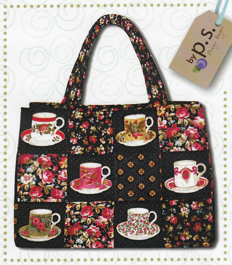 Chubby Charmer Tote Bag Sewing and Quilting Pattern From Etsy