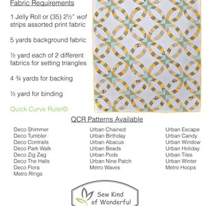 QCR- Metro Rings Quilt, A Pieced Quilting Pattern by Sew Kind of ...