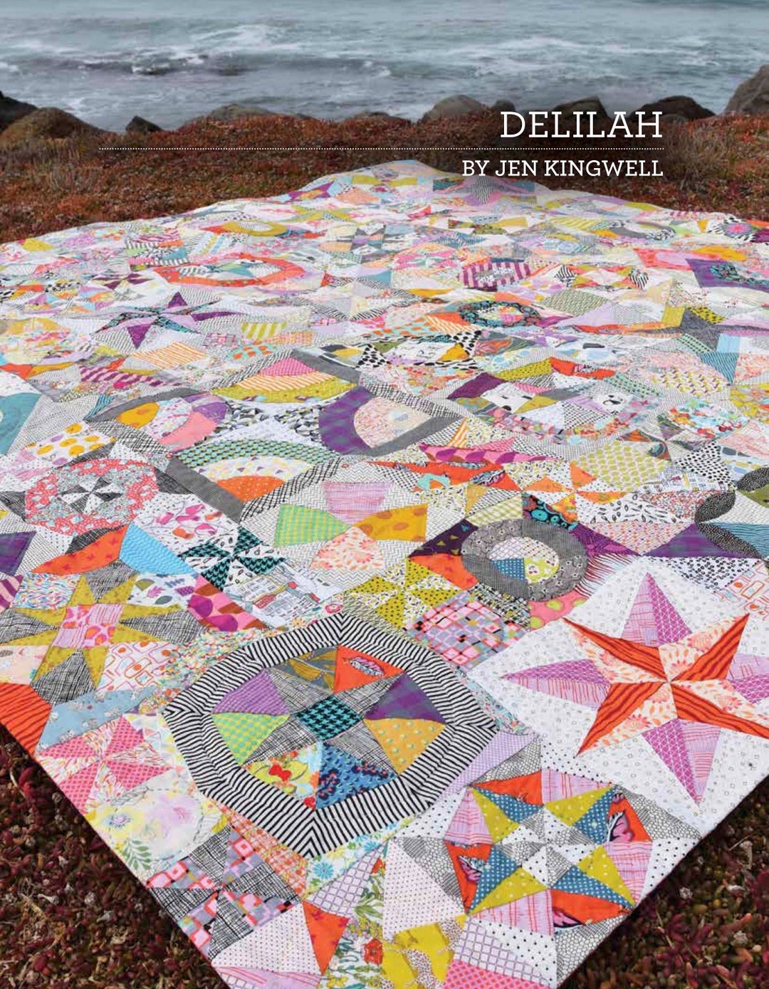 Delilah Quilt Quilting Pattern Booklet From Jen Kingwell Etsy