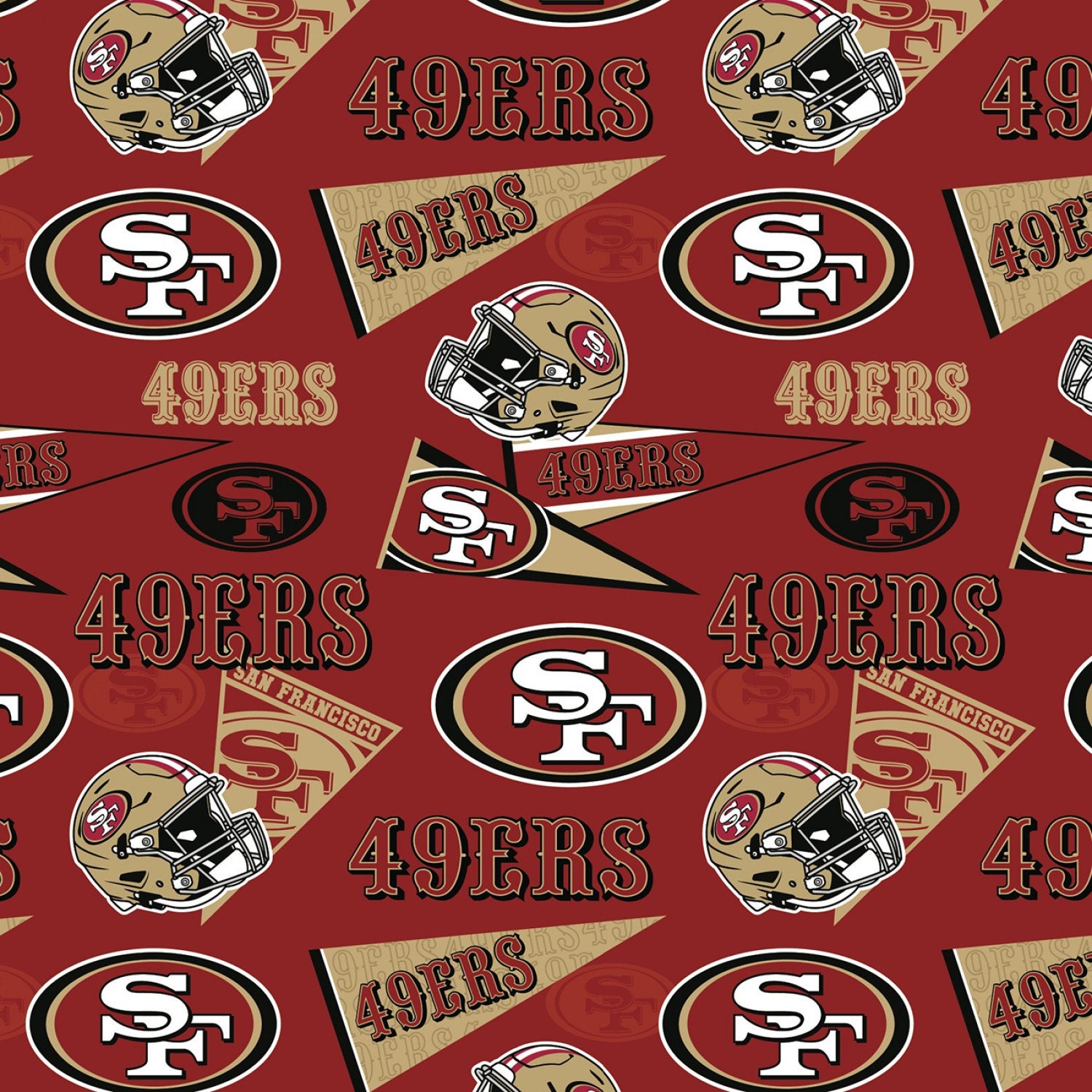 49ers on sale cotton fabric