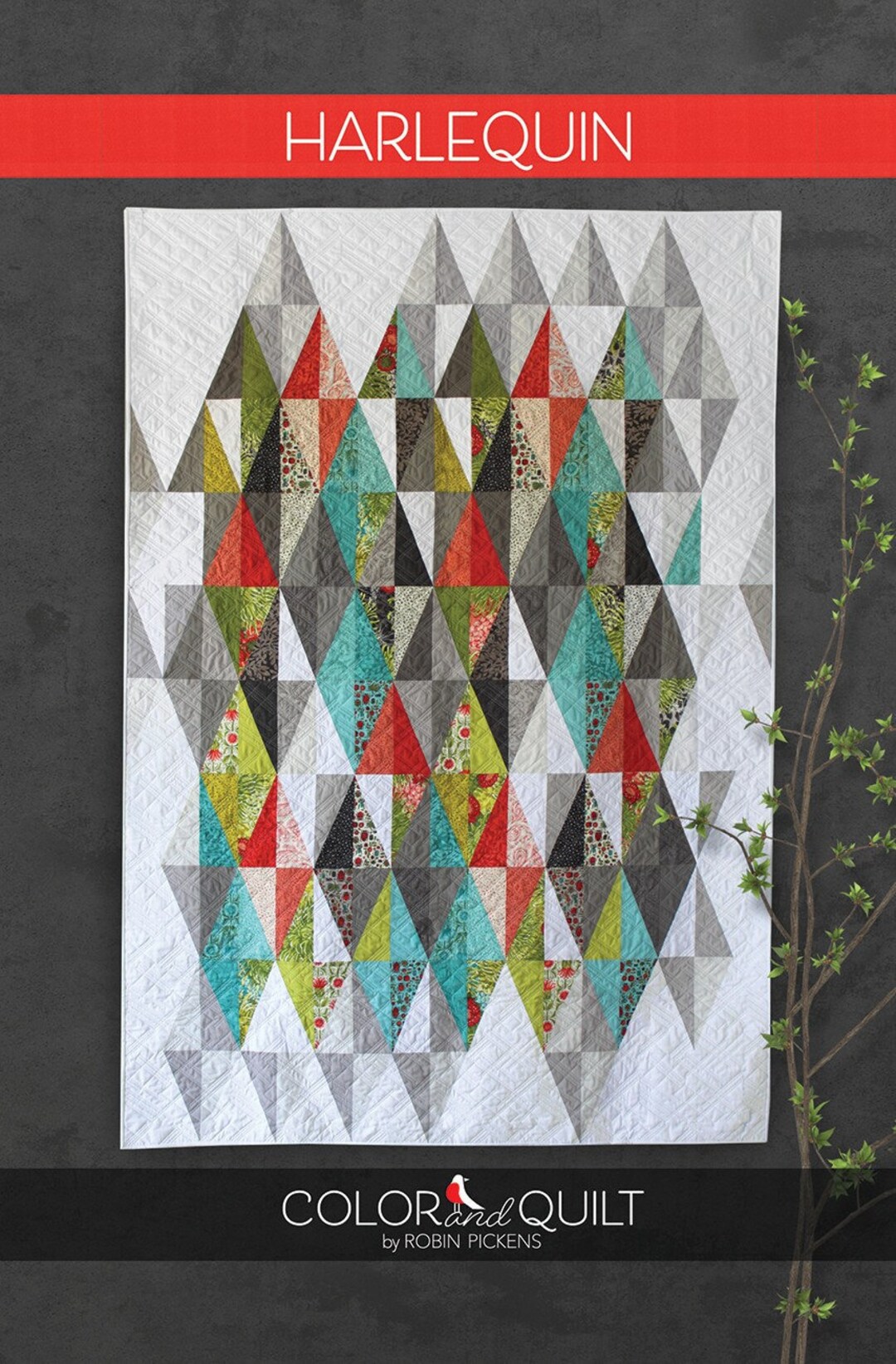 Harlequin Quilt Quilting Pattern From Robin Pickens Quilt Etsy