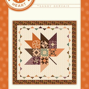 Pressed Leaves Quilt Pattern, From Pieces From My Heart BRAND NEW, Please See Description and Pictures For More Information!