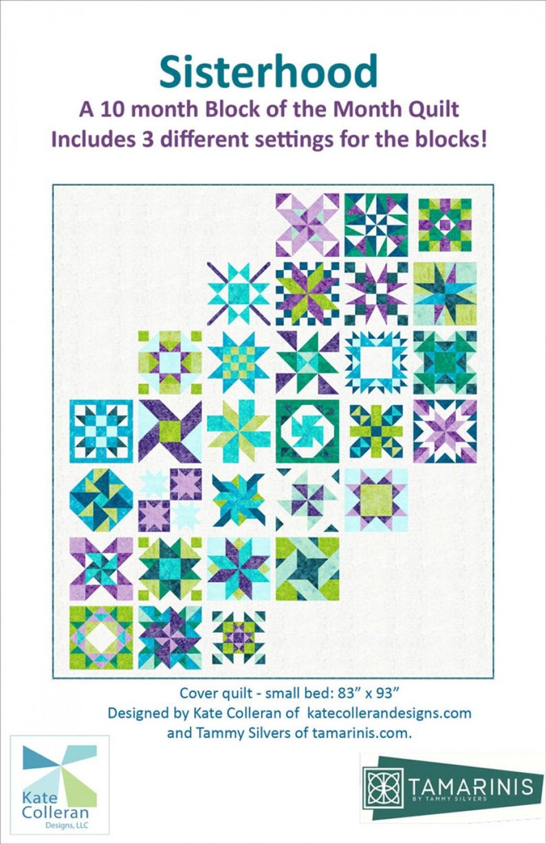 Sisterhood Quilting Pattern by Formerly Seams Like A Dream From Kate ...