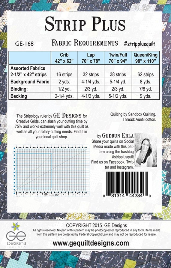 Harmony - PDF Strip Pattern 222 – GE Designs