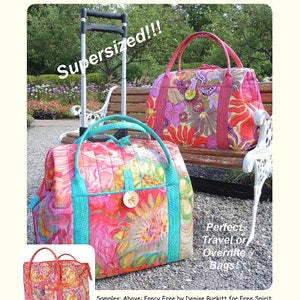 Weekend Duffle Bag Purse Tote Sewing and Quilting Pattern - Etsy