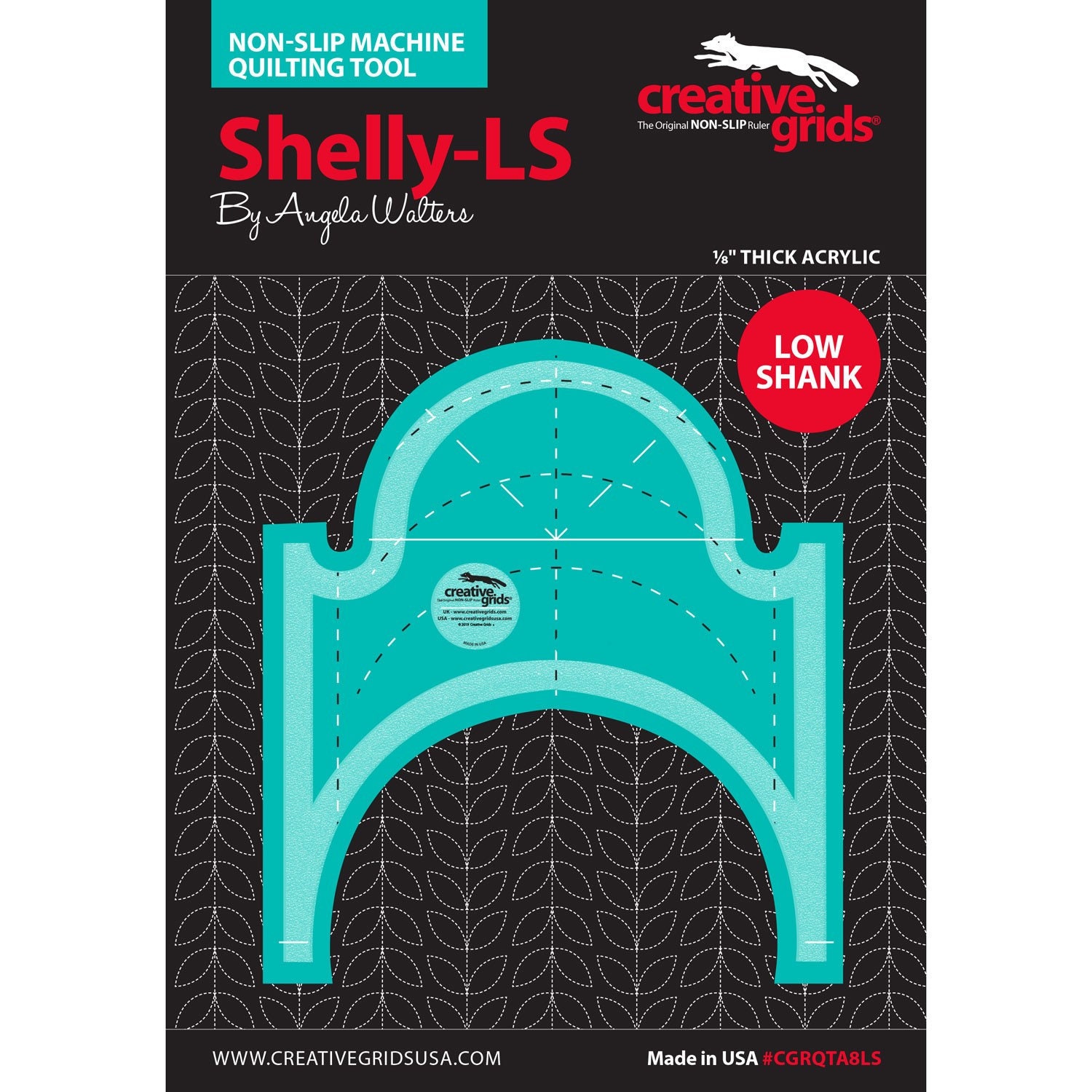 Shelly-ls Low Shank Machine Quilting Tool Template Ruler From 