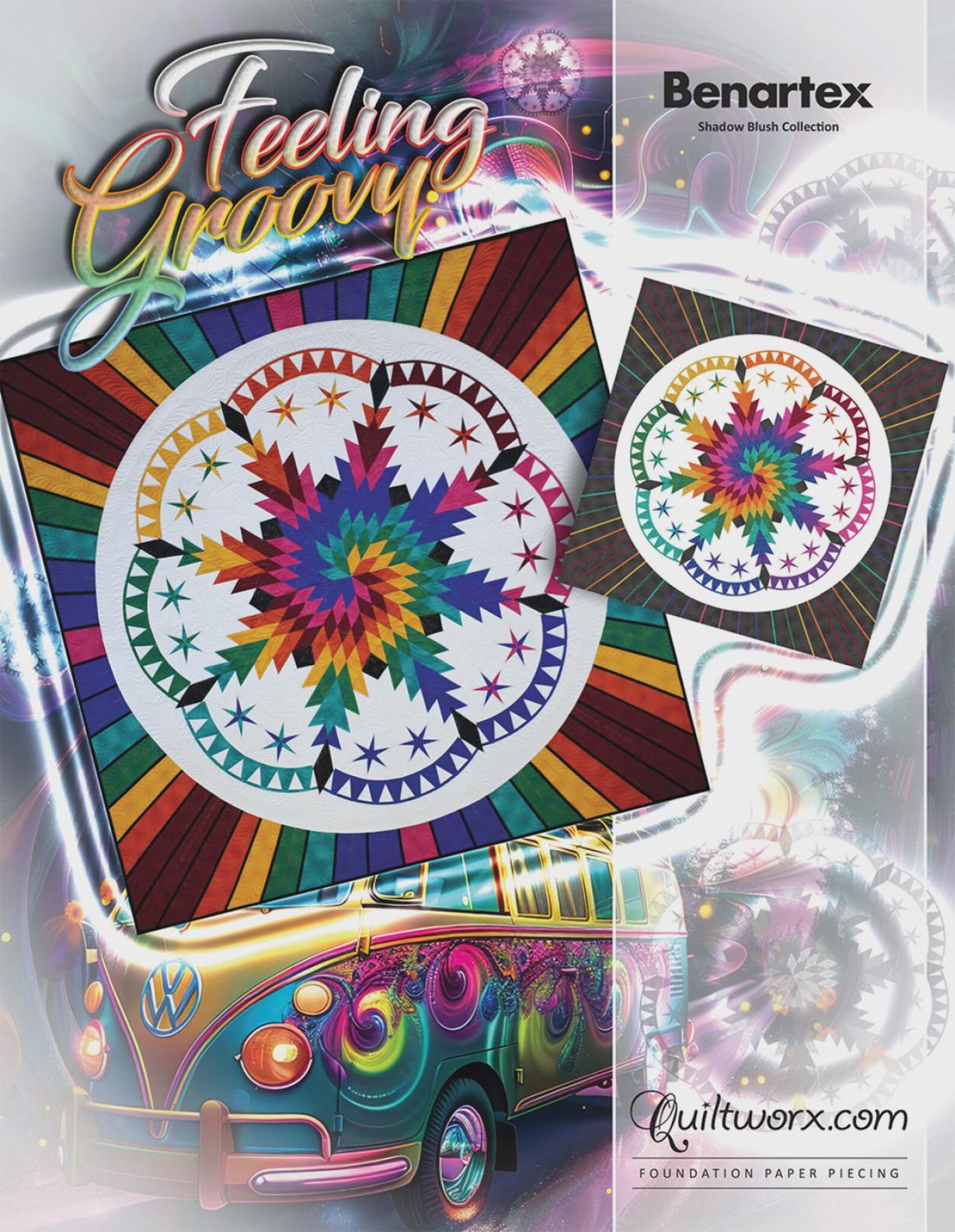 Feeling Groovy Quilt Quilting Pattern, From Quiltworx by Judy Niemeyer ...