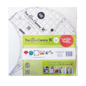 Patterns For Clammy Ruler The Fat Quarter Clammy Acrylic Template Quilting Ruler, 16 Inch in Size ...