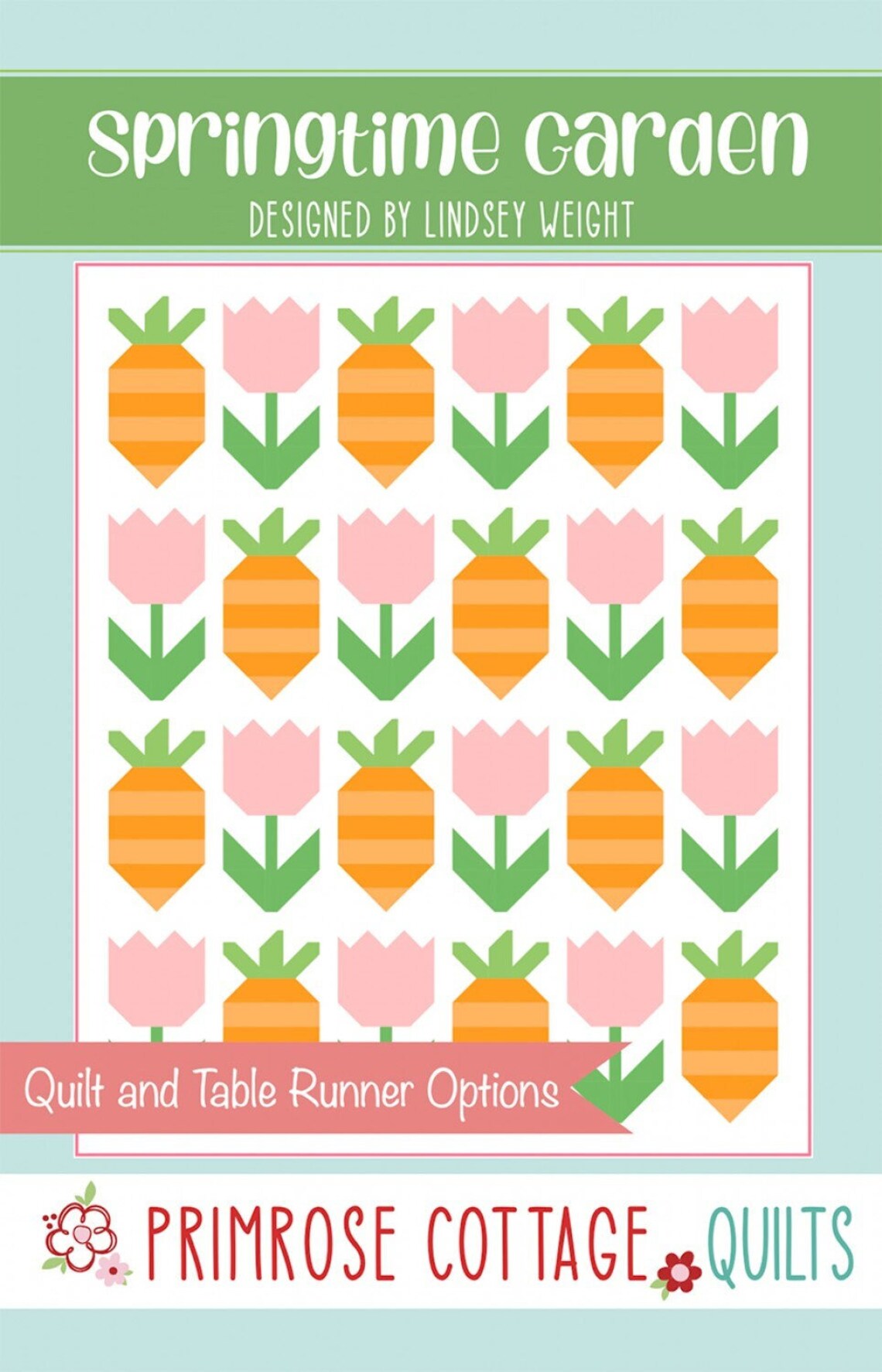 Springtime Garden Quilt Quilting Pattern, From Primrose Cottage BRAND ...