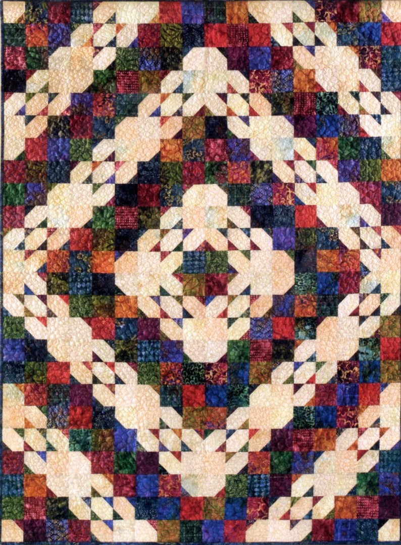 Star Sprinkles Quilt Quilting Pattern From Atkinson Designs Etsy