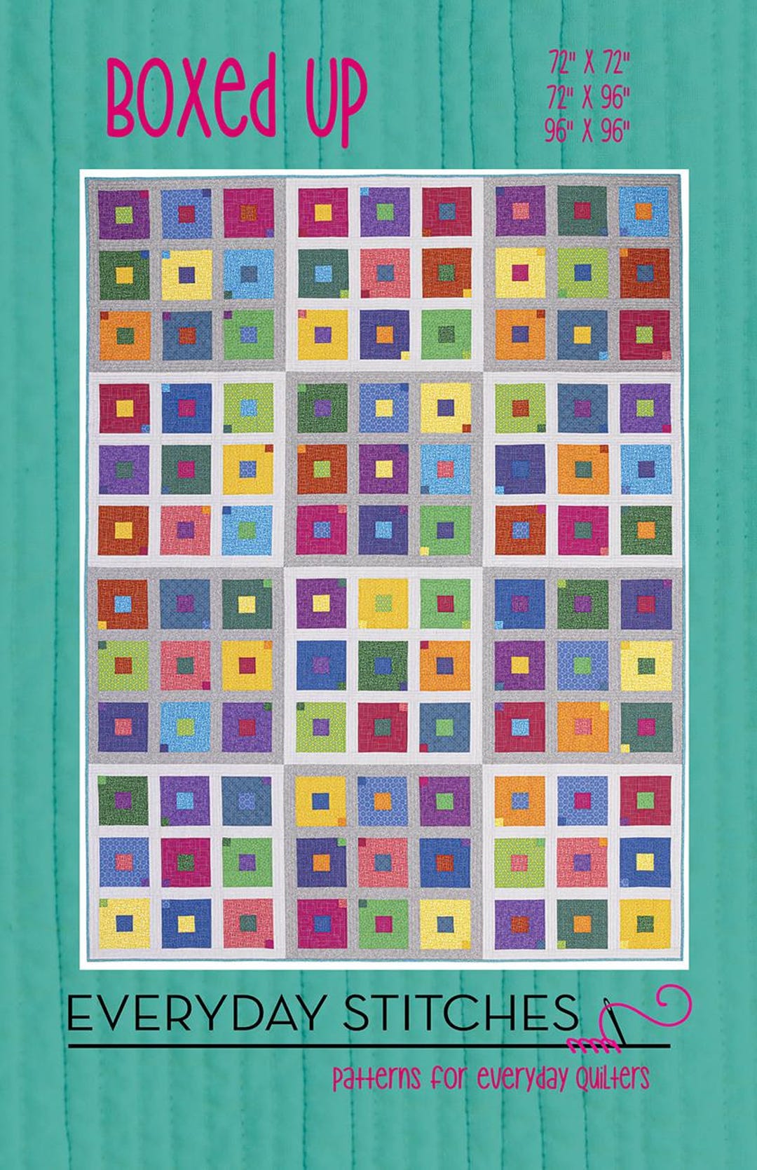 Boxed up Quilt Quilting Pattern From Everyday Stitches BRAND NEW ...