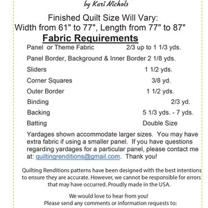 Sliders Quilt Quilting Pattern, From Quilting Renditions BRAND NEW ...