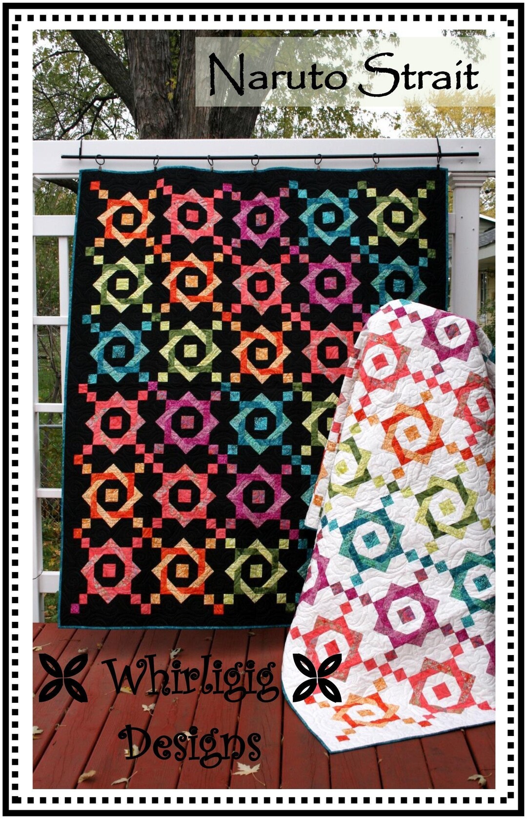 Naruto Strait Quilt Quilting Pattern From Whirligig Designs BRAND NEW