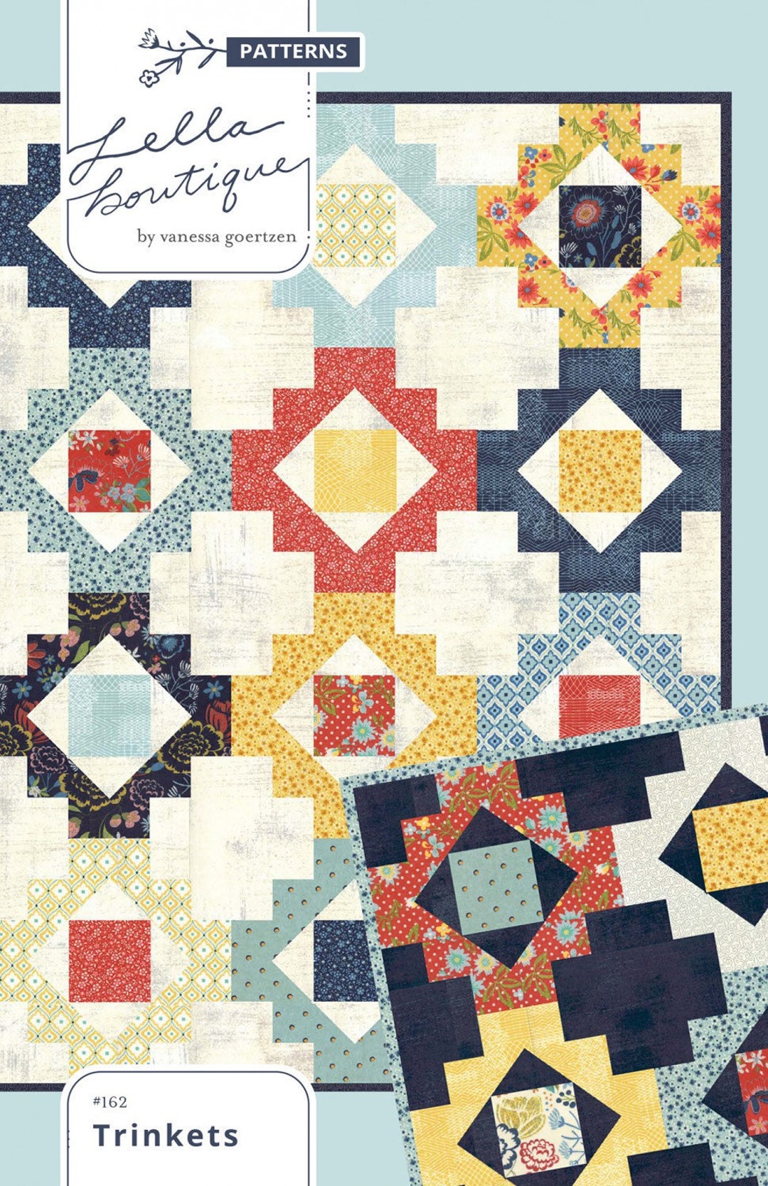 Trinkets Quilt Quilting Pattern, From Lella Boutique Patterns, Please