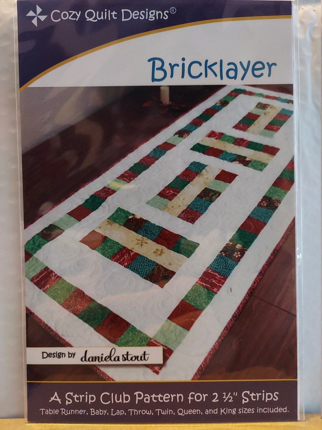 Bricklayer Quilt Quilting Pattern From Cozy Quilt Designs Etsy