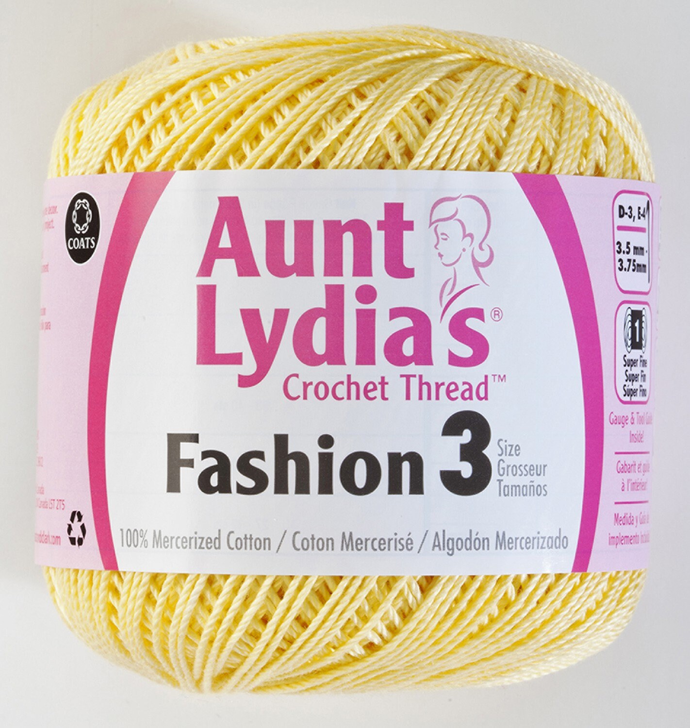 Aunt Lydia's Fashion Crochet Cotton Thread 150yds Warm Teal Size 3 For...