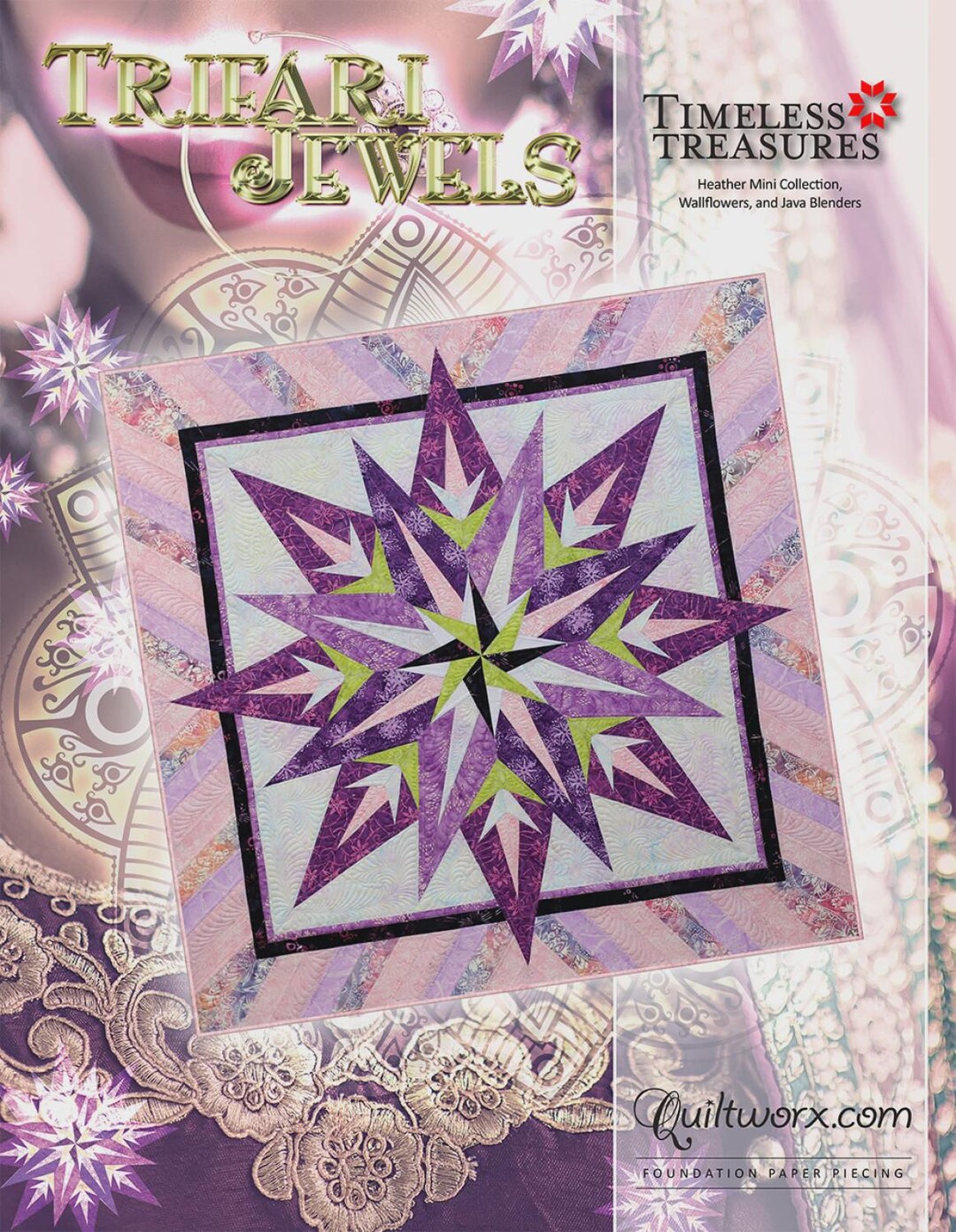 Trifari Jewels Quilt Quilting Pattern, From Quiltworx by Judy Niemeyer ...
