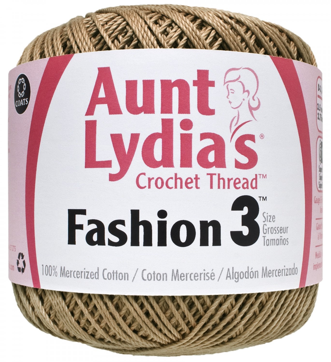 Aunt Lydia's Fashion Crochet Thread Size 3 Sold As A 3 Pack