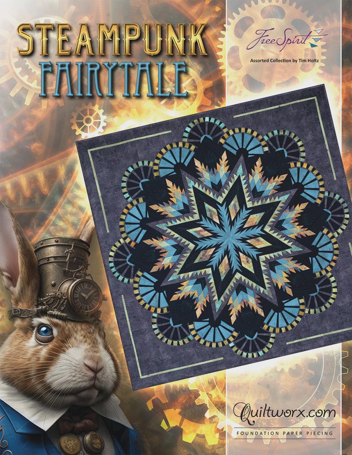 Steampunk Fairytale Quilt Quilting Pattern, From Quiltworx by Judy ...