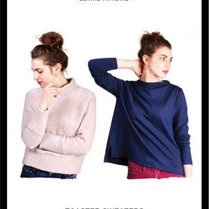 Toaster Sweaters Standard Fit Sewing Pattern, Sizes XS-XXL, From Sew House Seven NEW, See Description and Pictures For More Information!