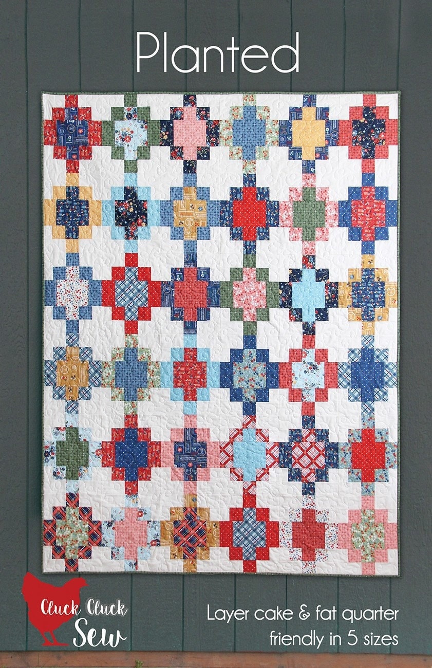 Planted Quilt Quilting Pattern From Cluck Cluck Sew Patterns BRAND NEW ...