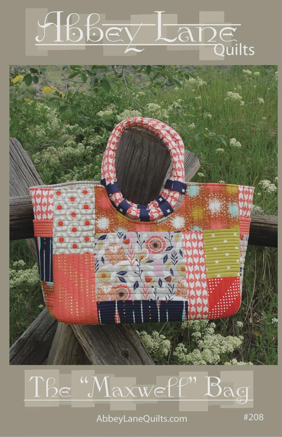 Maxwell Bag Pattern Maxwell Bag Tote Sewing Pattern, From Abbey Lane Quilts BRAND NEW ...