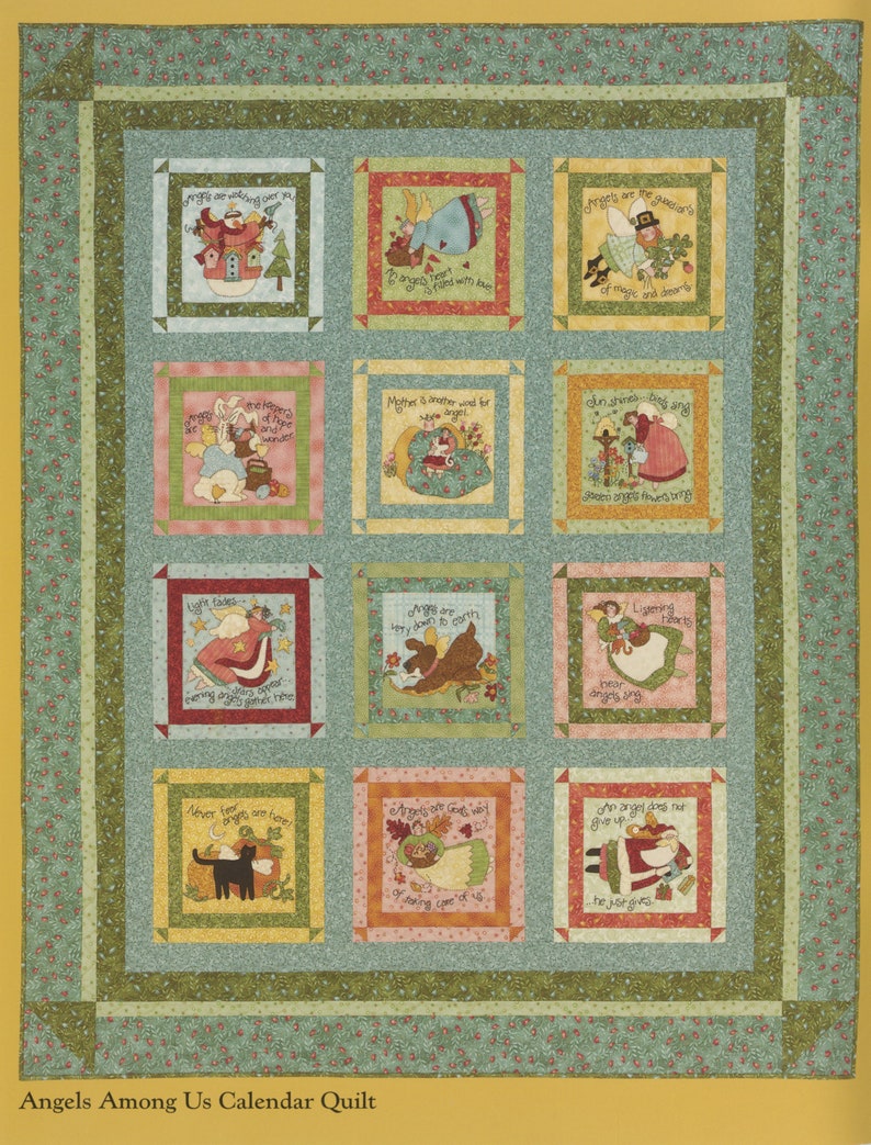 Angels Among Us Softcover Book of Quilting and Sewing Etsy