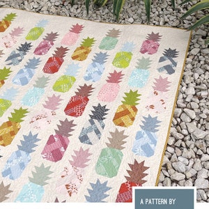 Pineapple Farm Patchwork Quilt Quilting Pattern, From Elizabeth Hartman NEW