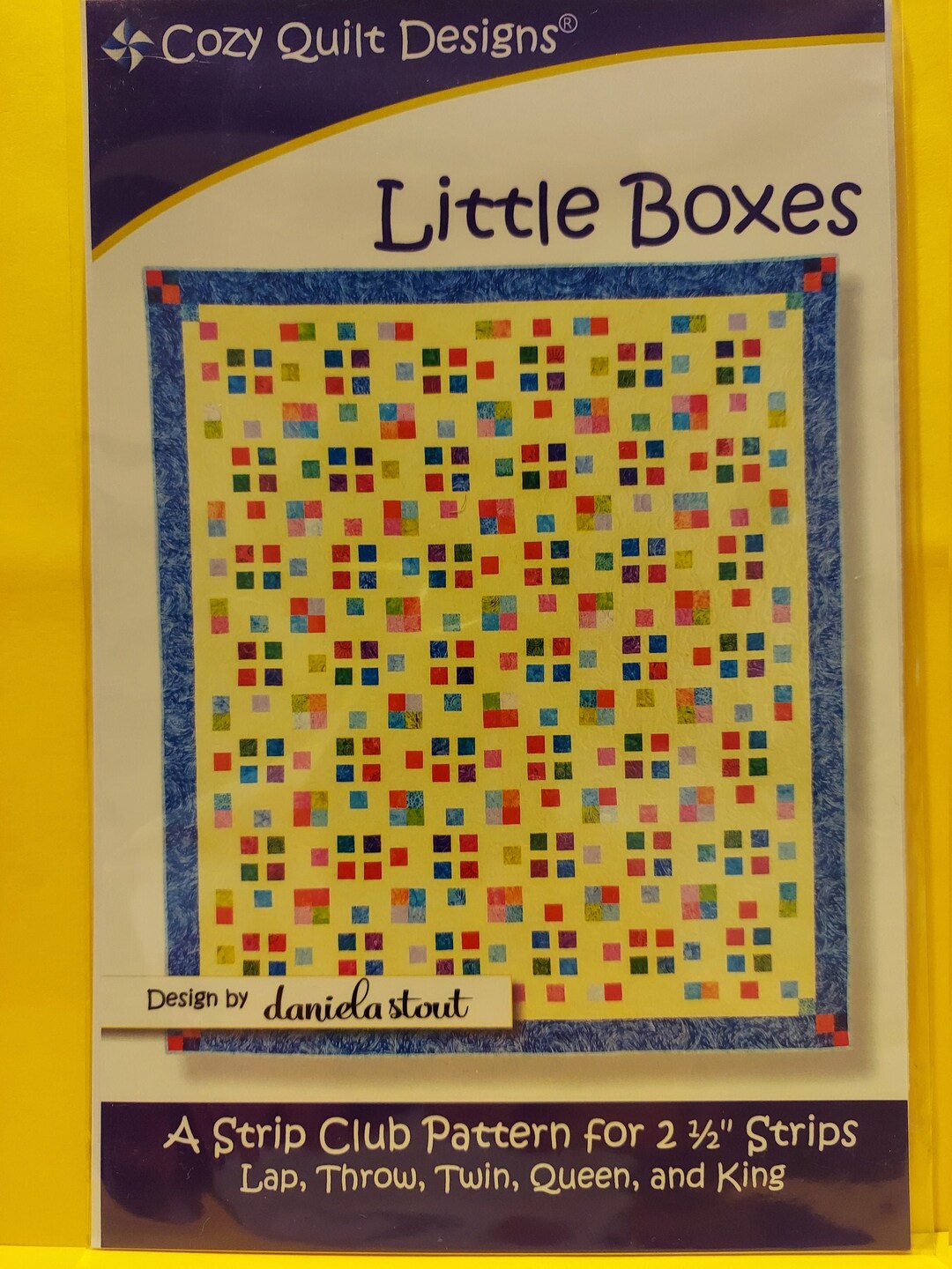 Little Boxes Quilt Quilting Pattern, From Cozy Quilt Designs NEW ...