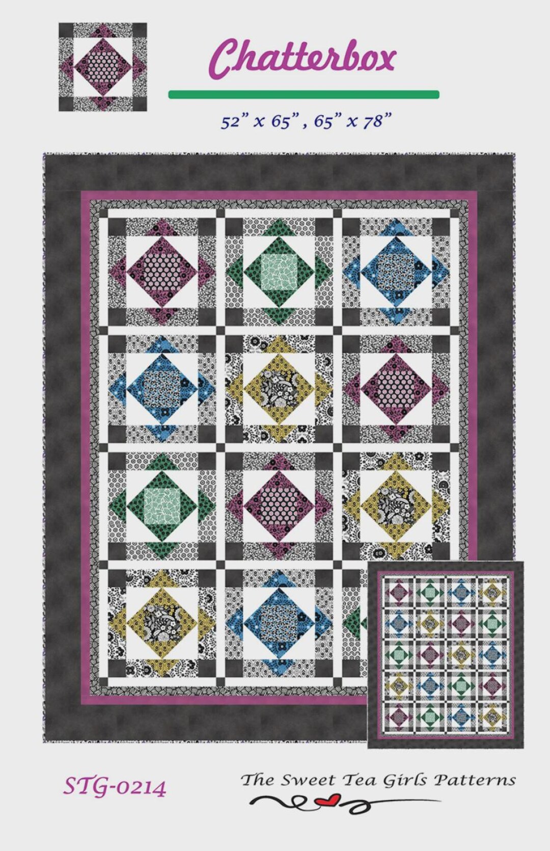 Chatterbox Quilt Quilting Pattern From Sweet Tea Girls BRAND NEW ...