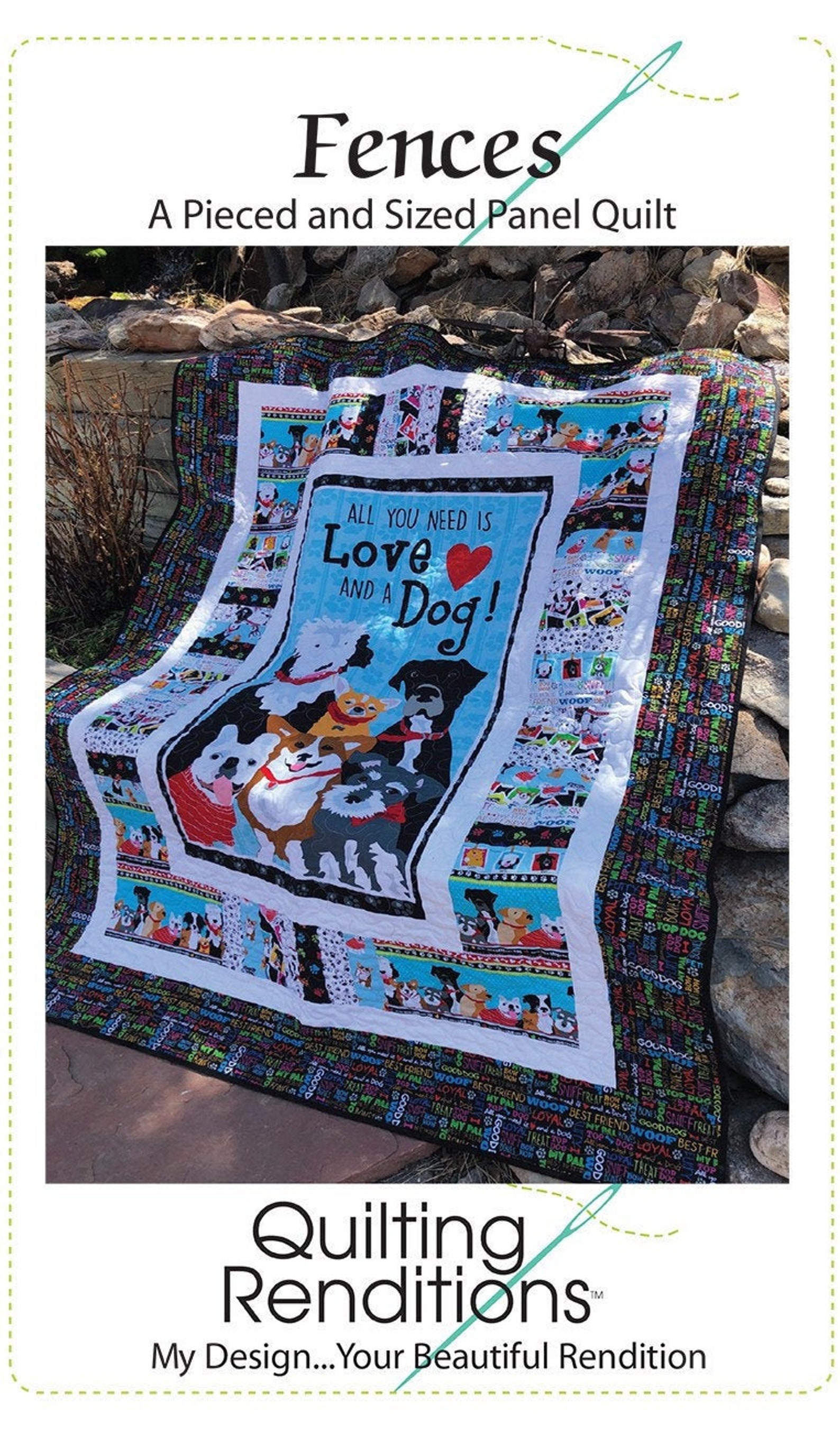 Fences Quilt Quilting Pattern From Quilting Renditions BRAND Etsy