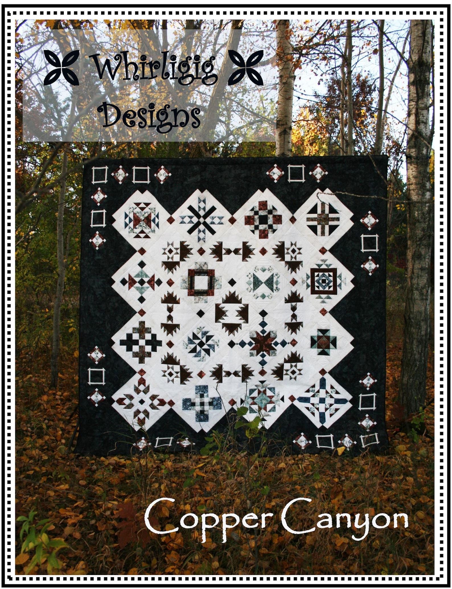 Copper Canyon BOM Quilt Quilting Pattern From Whirligig Etsy