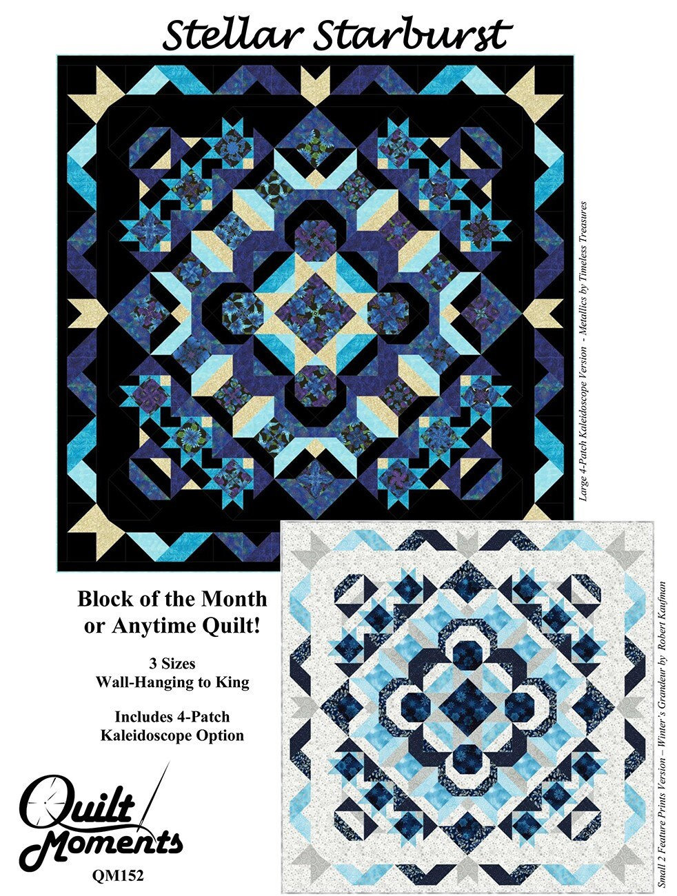Stellar Starburst Quilt Quilting Pattern, From Quilt Moments BRAND NEW ...